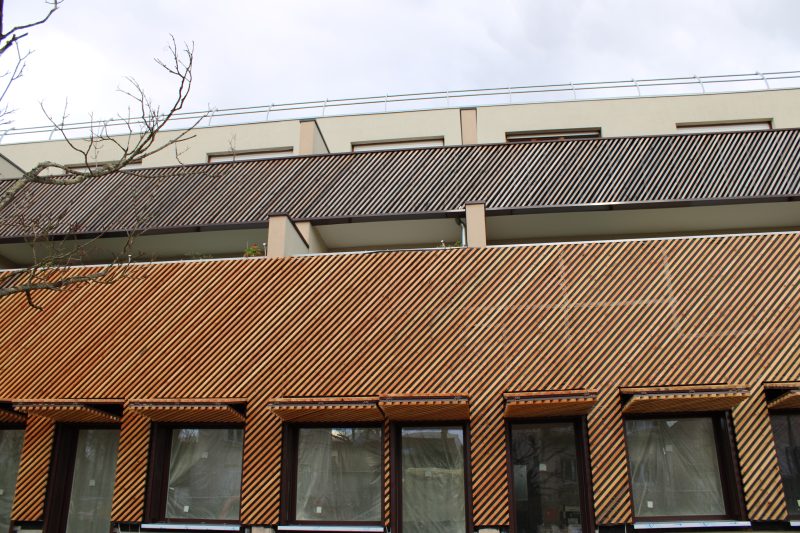 FAÇADE EN OSSATURE BOIS